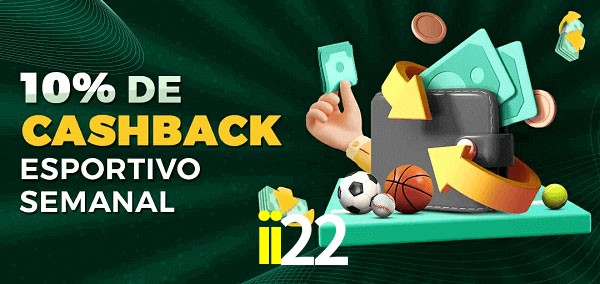 10% de bônus de cashback na ii22